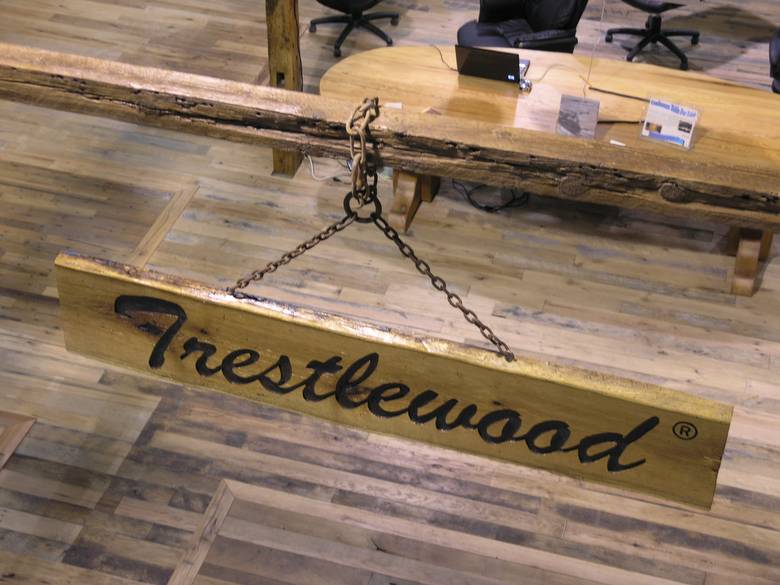 Denver Log and Timbe Frame Show / Trestlewoods "Barn Frame Booth"